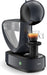 Close-up van de Krups KP170810 koffiecupmachine zwart, duurzaam hersteld.